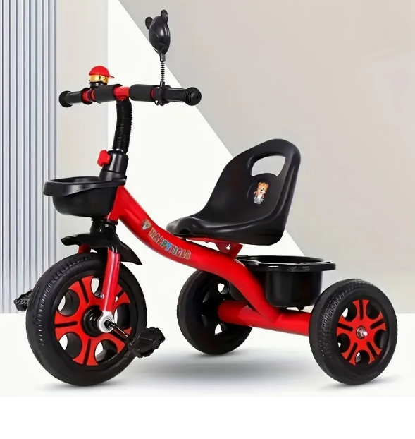 Stainless Steel Pedal Tricycle for Kids 3-6 Years - Boys and Girls Bike - Image 2